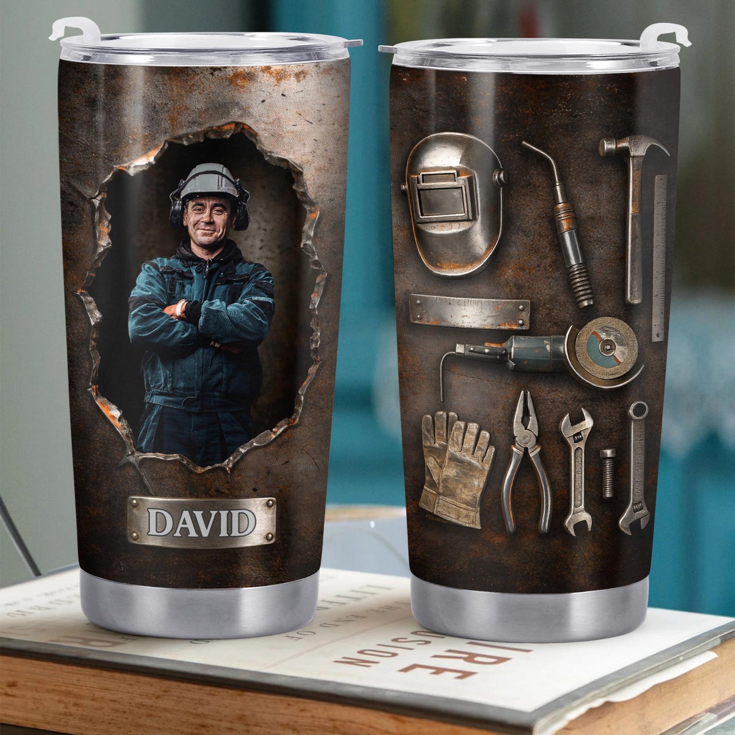 Hardworking Man With A Passion For Excellence Tools And Metal Texture