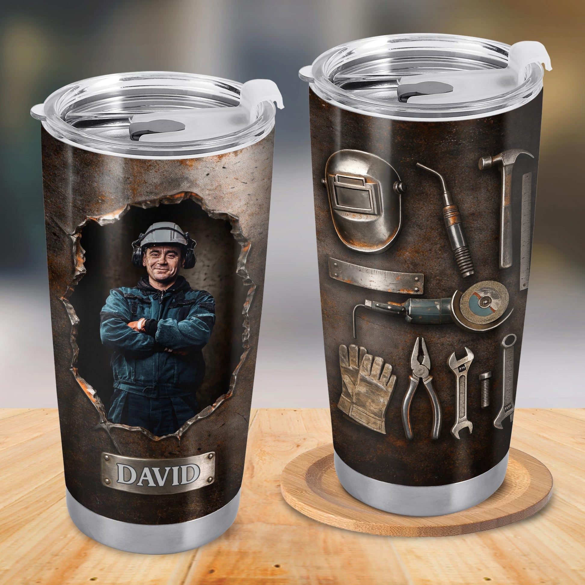 Hardworking Man With A Passion For Excellence Tools And Metal Texture