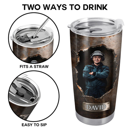 Hardworking Man With A Passion For Excellence Tools And Metal Texture