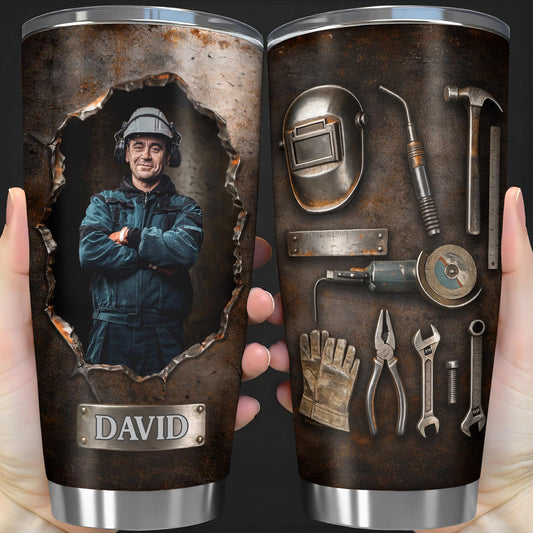 Hardworking Man With A Passion For Excellence Tools And Metal Texture