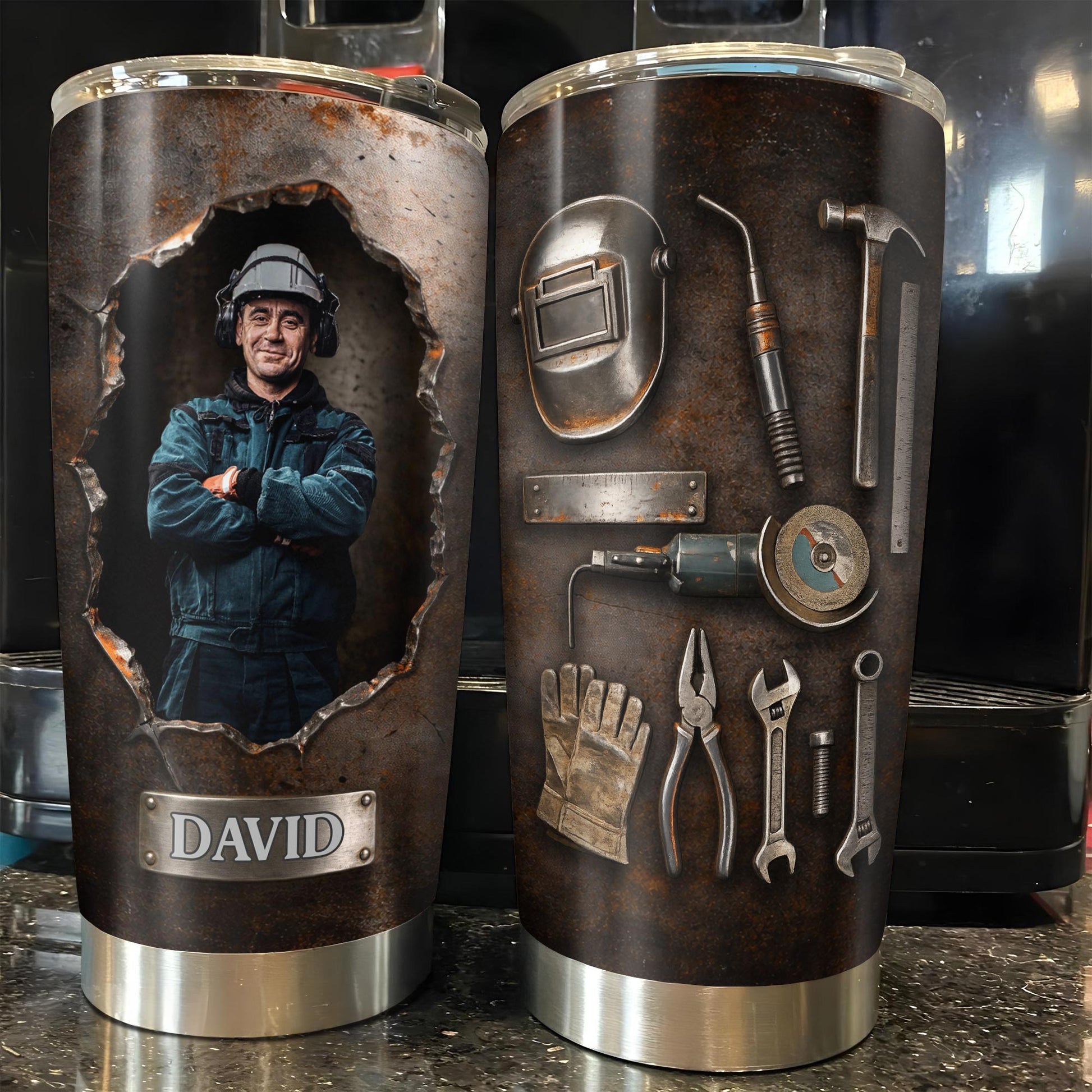 Hardworking Man With A Passion For Excellence Tools And Metal Texture