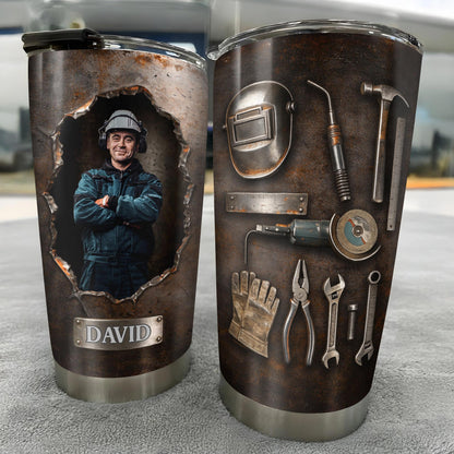 Hardworking Man With A Passion For Excellence Tools And Metal Texture