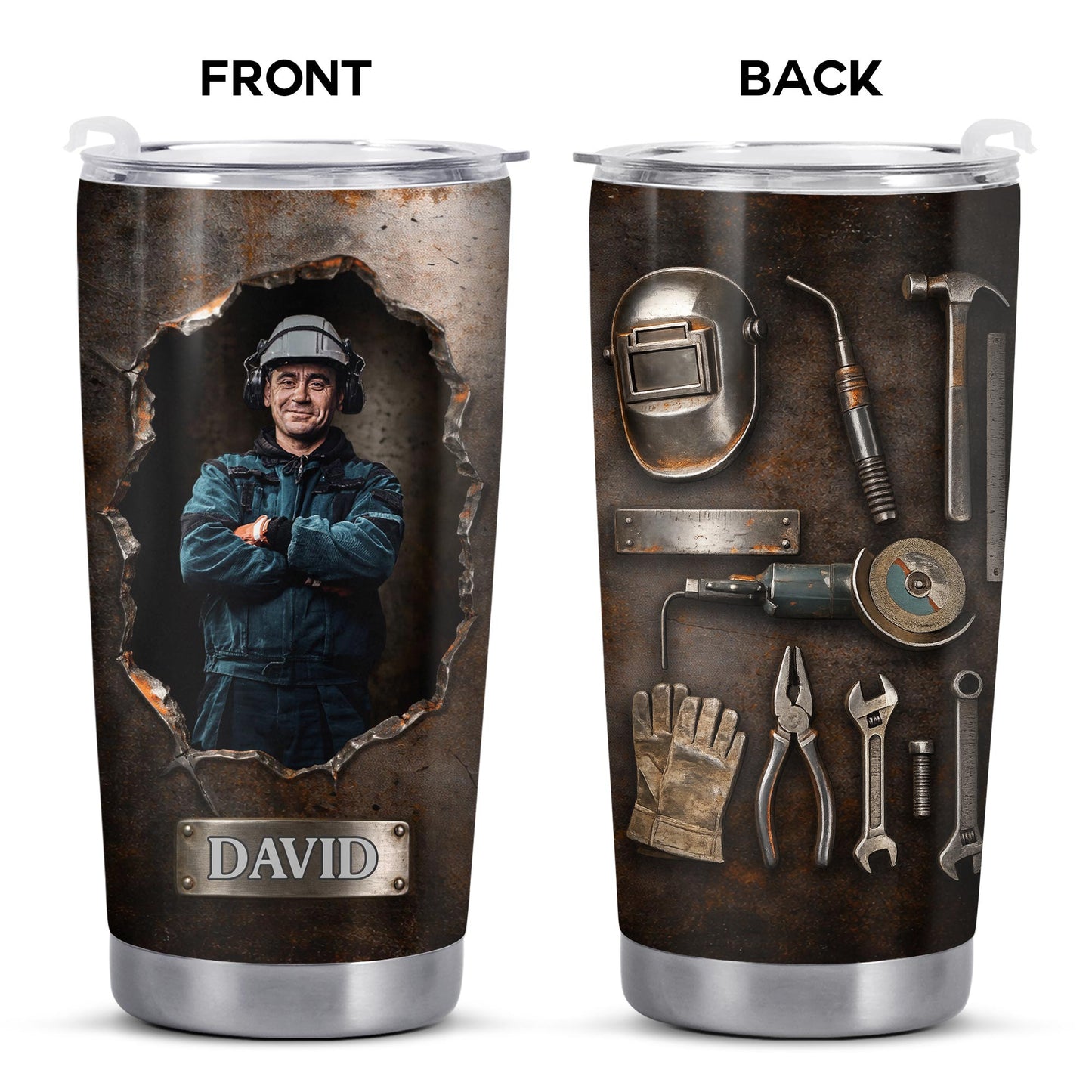 Hardworking Man With A Passion For Excellence Tools And Metal Texture