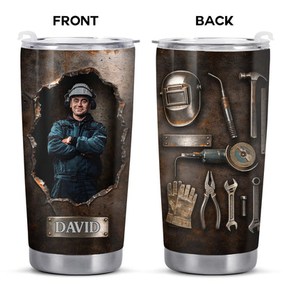 Hardworking Man With A Passion For Excellence Tools And Metal Texture