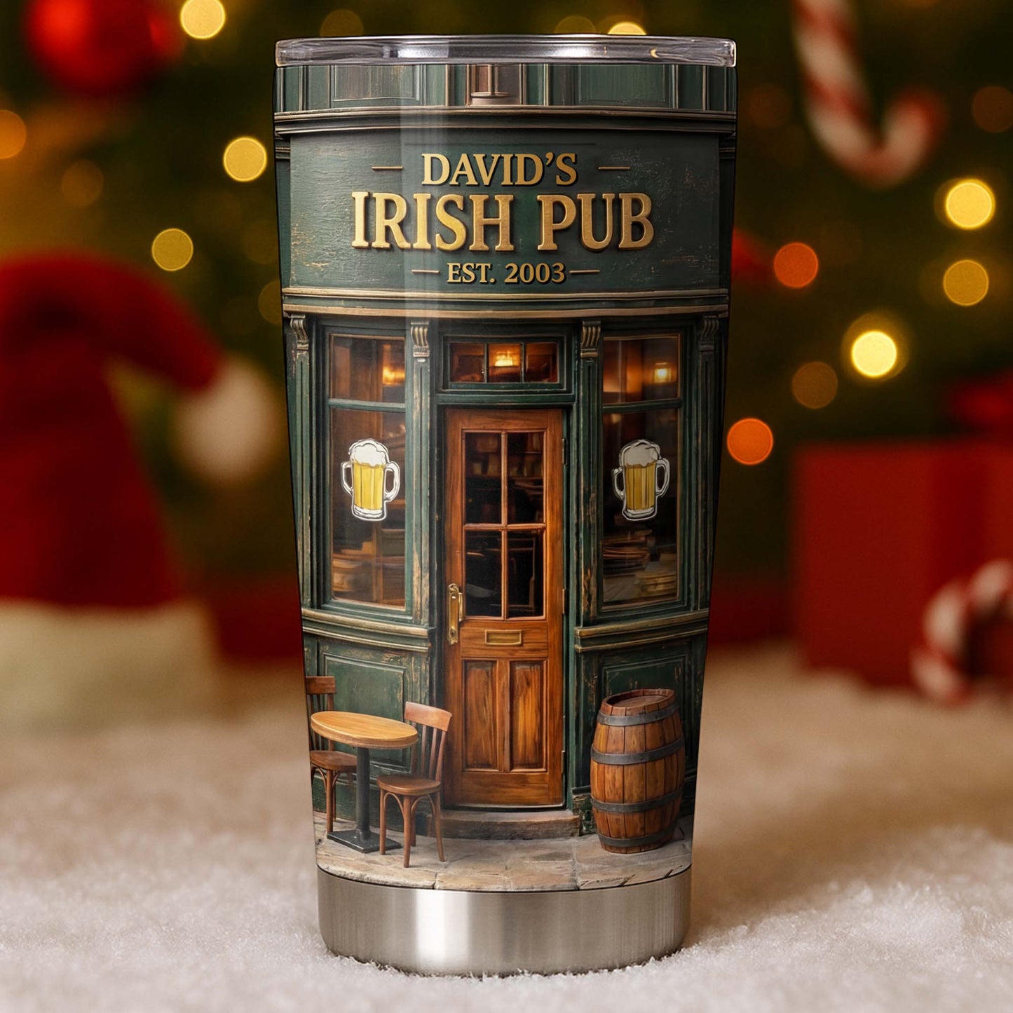 Irish Pub Est Beer Mug Design Bar Storefront