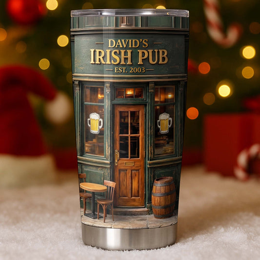 Irish Pub Est Beer Mug Design Bar Storefront