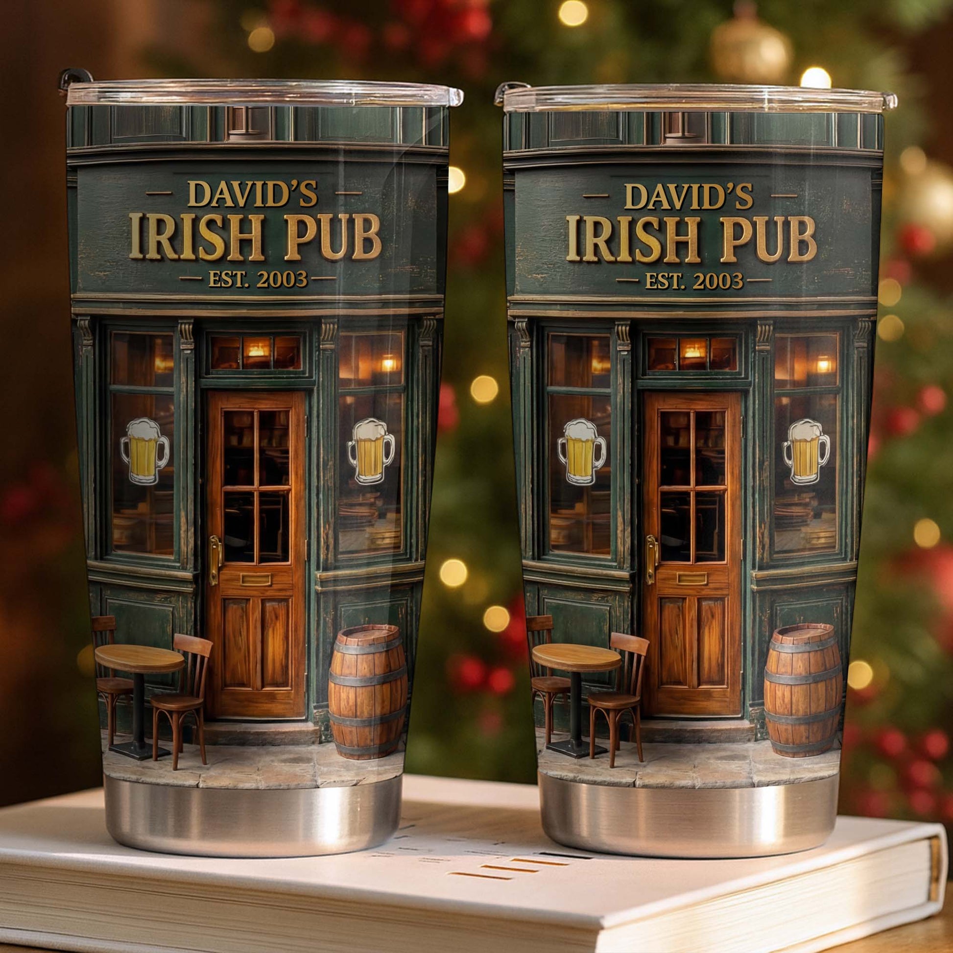 Irish Pub Est Beer Mug Design Bar Storefront