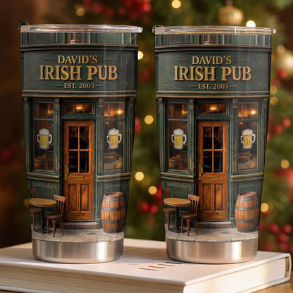 Irish Pub Est Beer Mug Design Bar Storefront