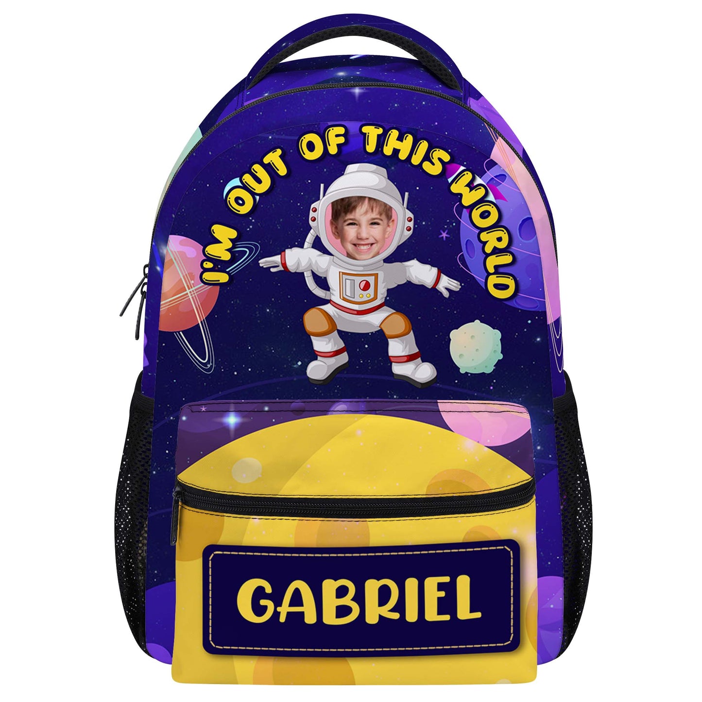 Estoy fuera de este mundo - Mochila personalizada personalizada - KID002_CB