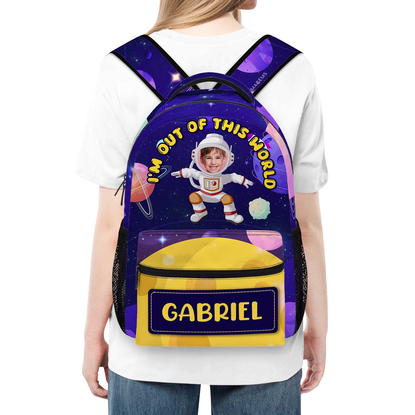 I'm Out Of This World - Personalized Custom Backpack - KID002_CB