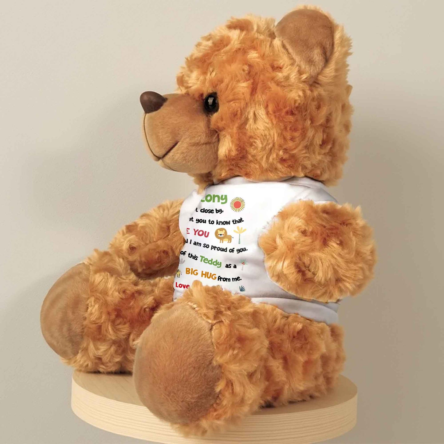 To My Antony, Even When I'm Not Close by, I Love You, Teddy Bear and Sun