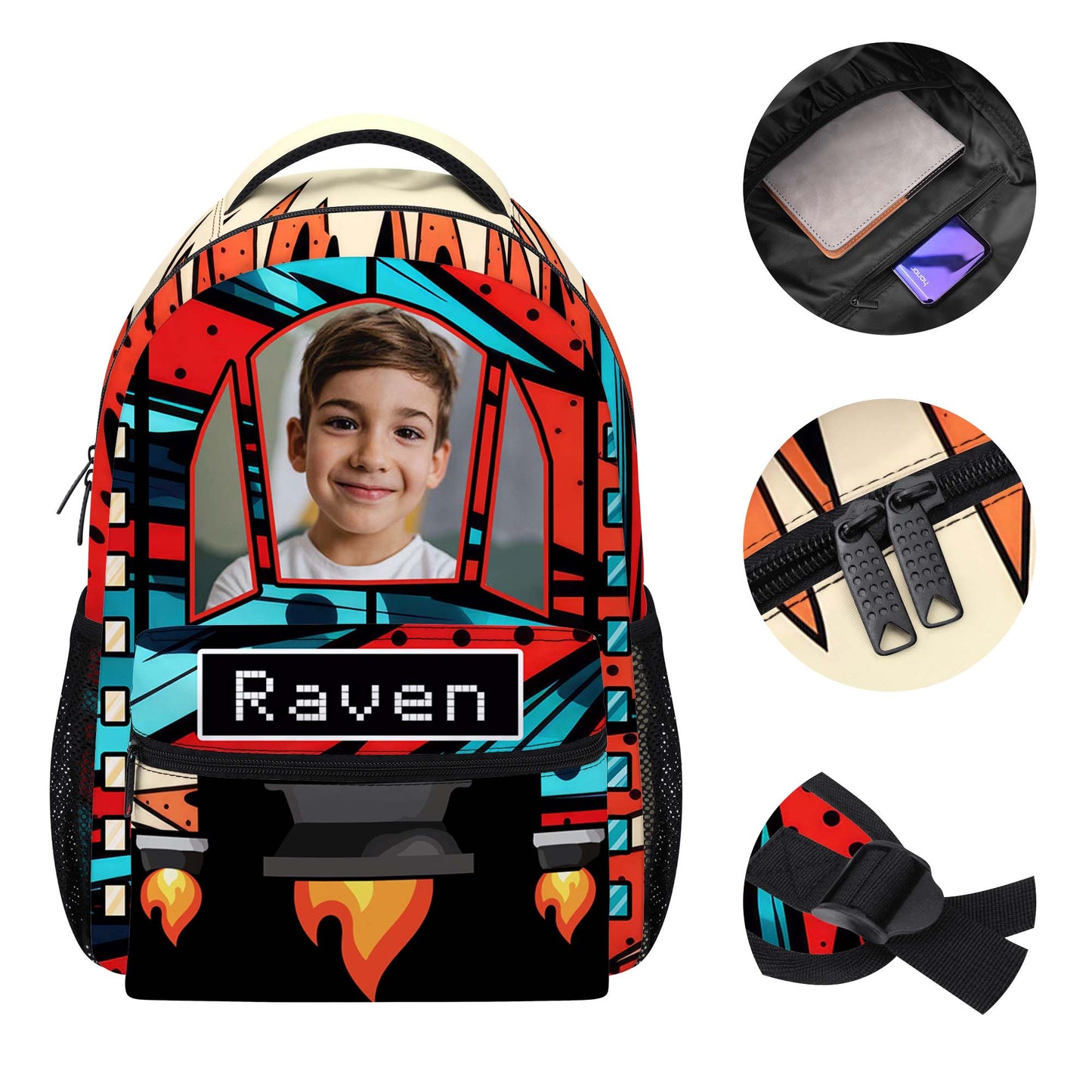 Mochila personalizada Rocket - KID006_CB