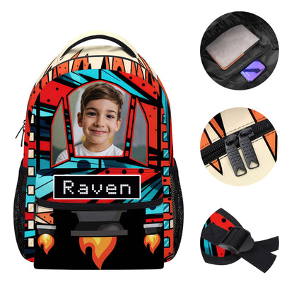 Rocket - Personalized Custom Backpack - KID006_CB