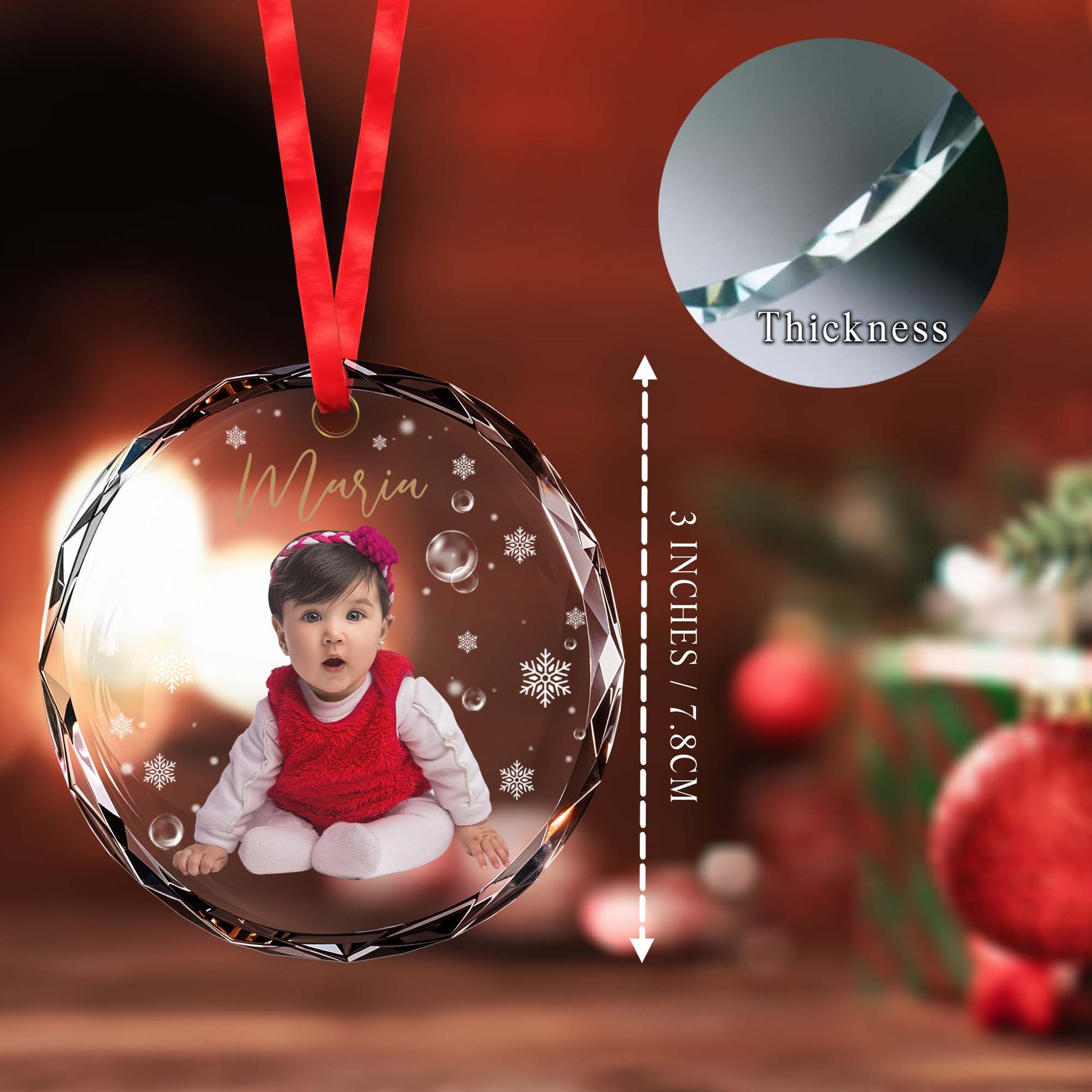 Capture Your Sweet Moments Personalized Ornament