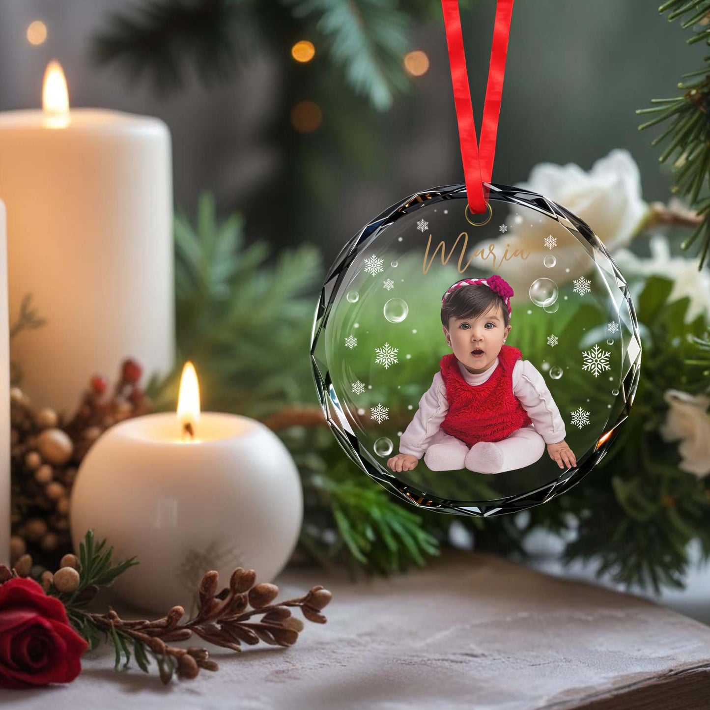 Capture Your Sweet Moments Personalized Ornament