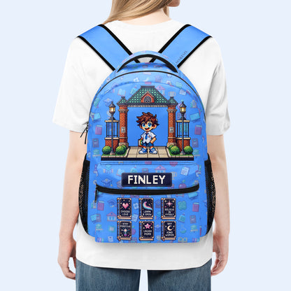 Learn And More - Personalized Custom Backpack - KID010_CB