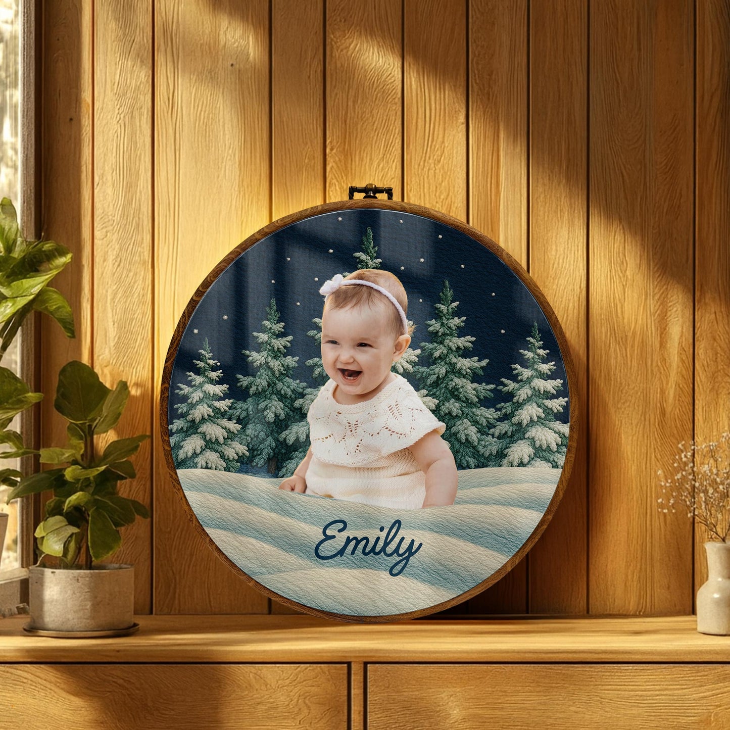 Cherish Your Cherished Memories With A snowy Backdrop
