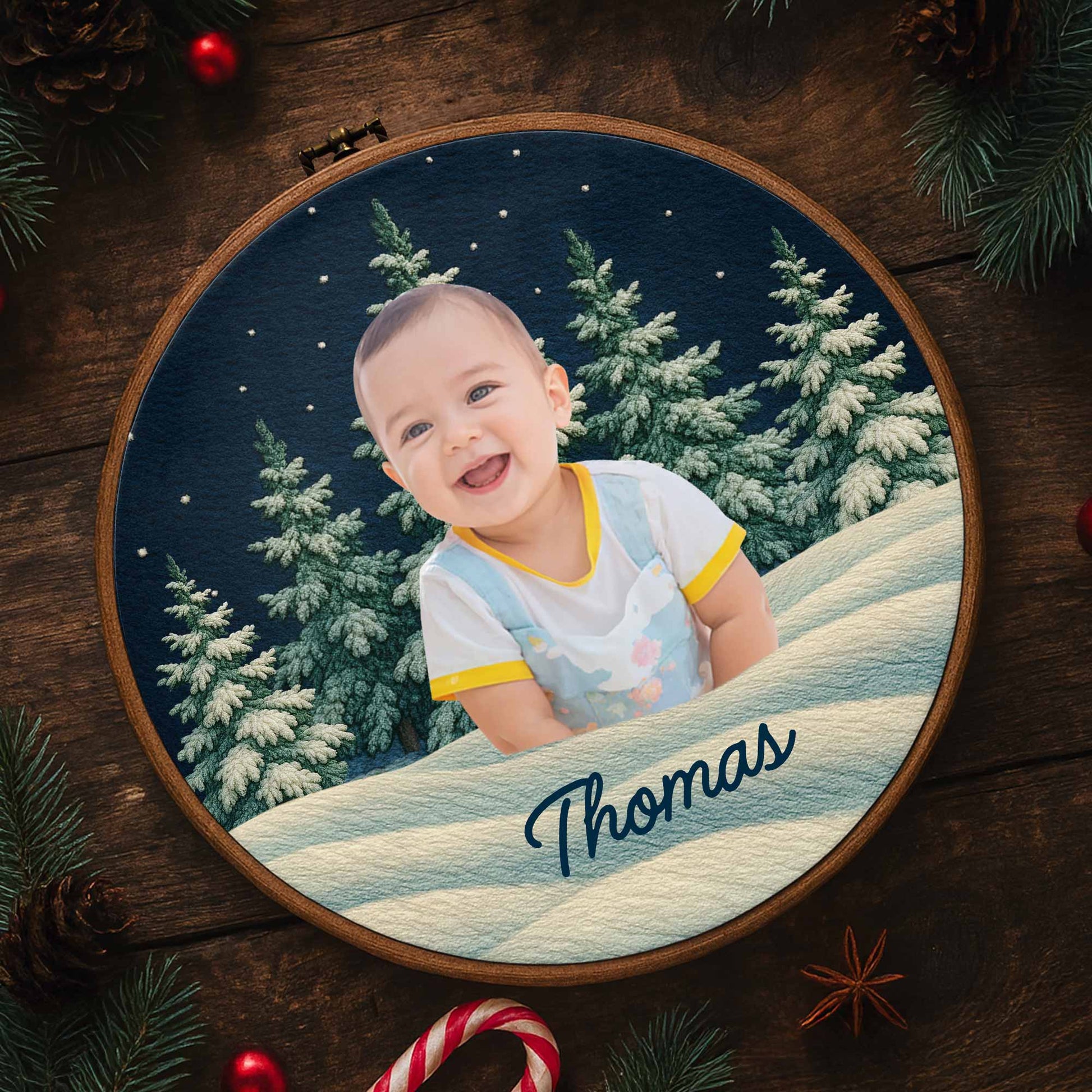 Cherish Your Cherished Memories With A snowy Backdrop