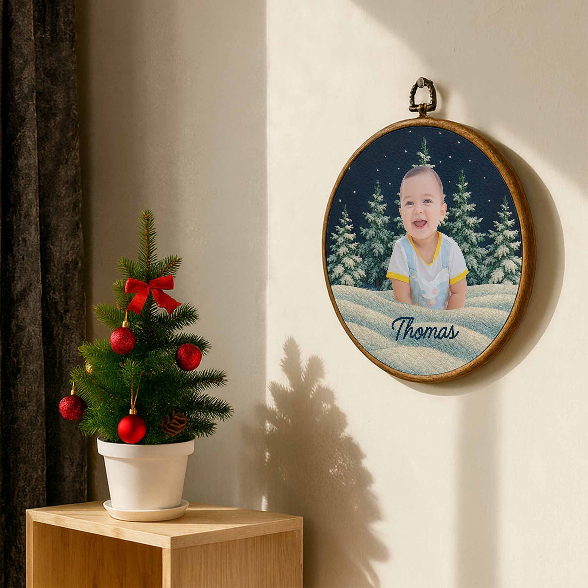 Cherish Your Cherished Memories With A snowy Backdrop