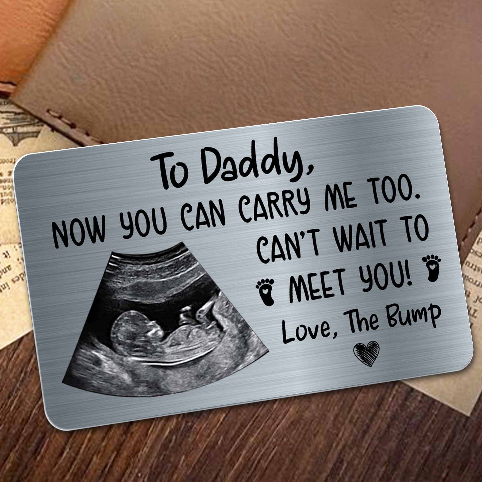 To Daddy Now You Can Carry Me Too, Love The Bump