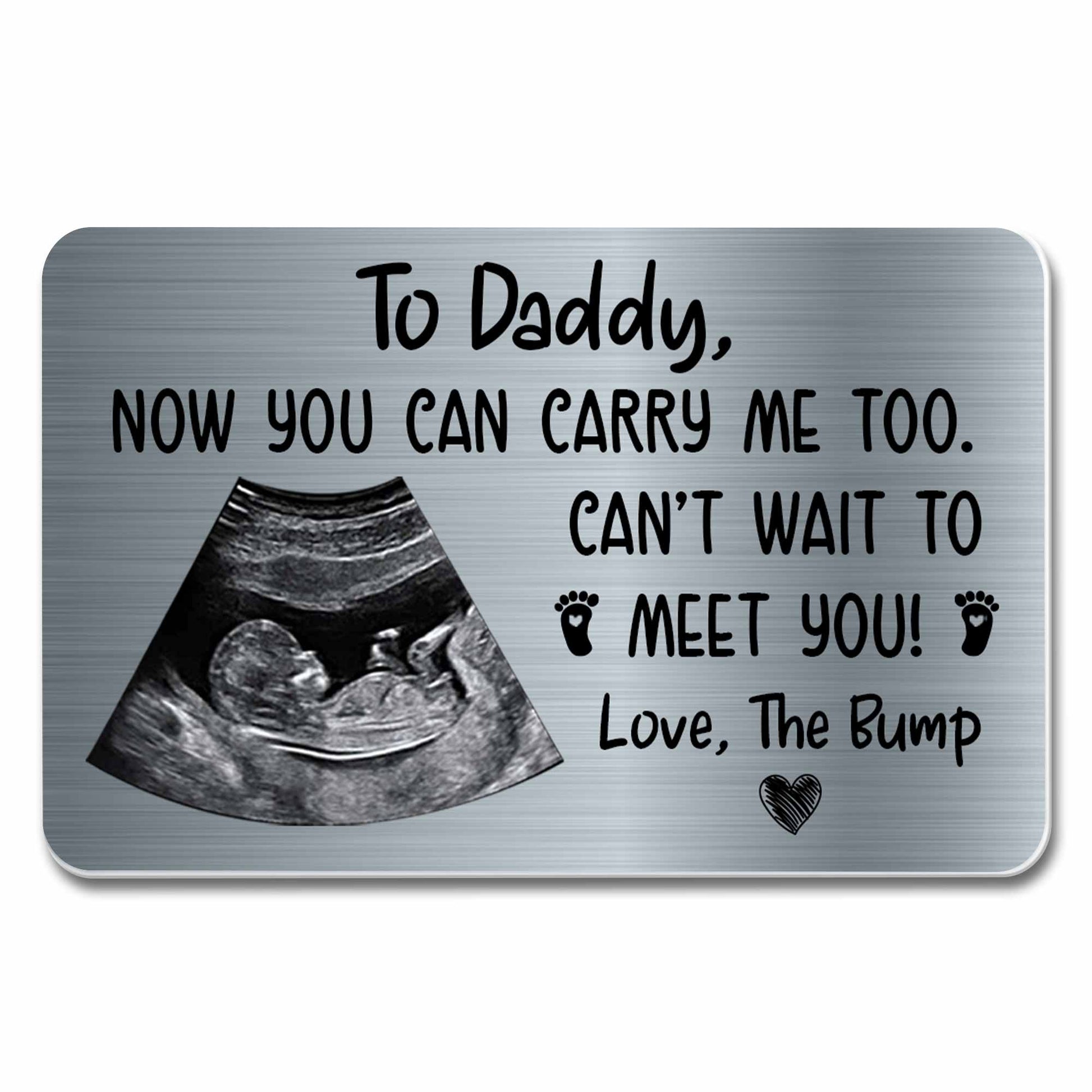 To Daddy Now You Can Carry Me Too, Love The Bump