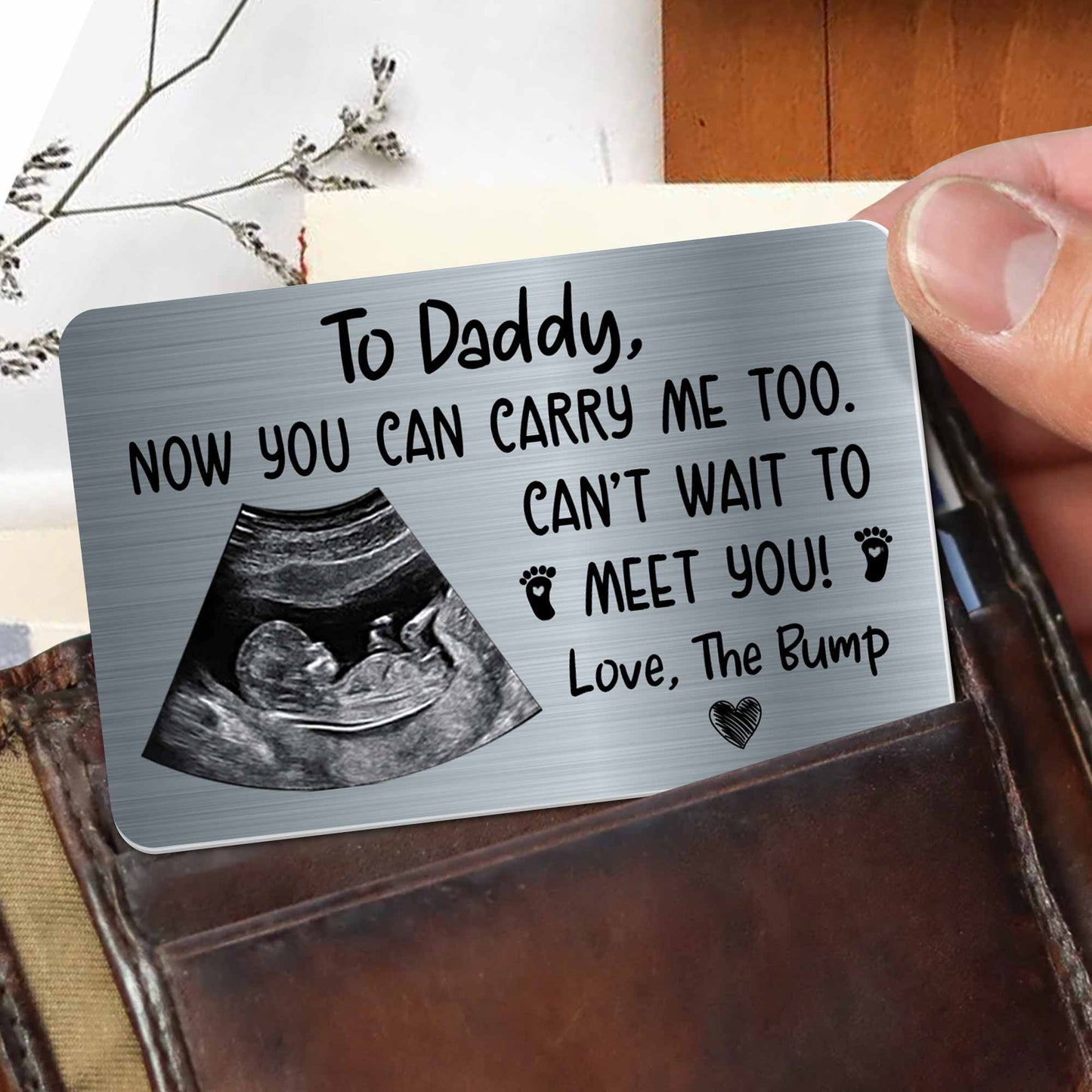 To Daddy Now You Can Carry Me Too, Love The Bump