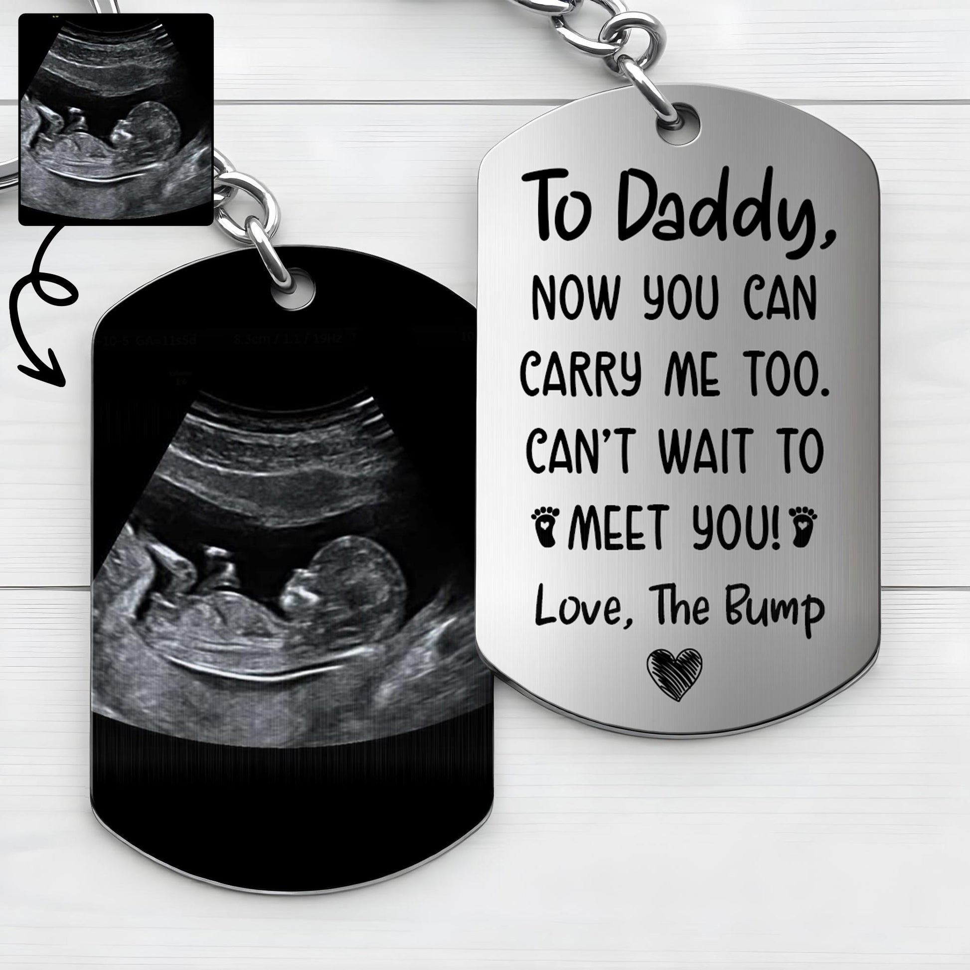 To Daddy Now You Can Carry Me Too, Love The Bump