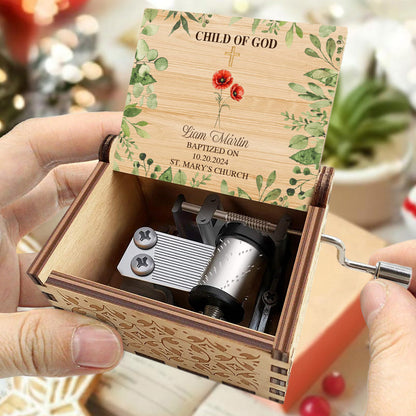 Child Of God With Leaves And Poppies