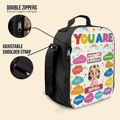 You Are Brave, Strong, Unique, Rainbows and Stars Design