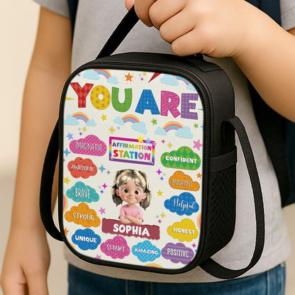 You Are Brave, Strong, Unique, Rainbows and Stars Design