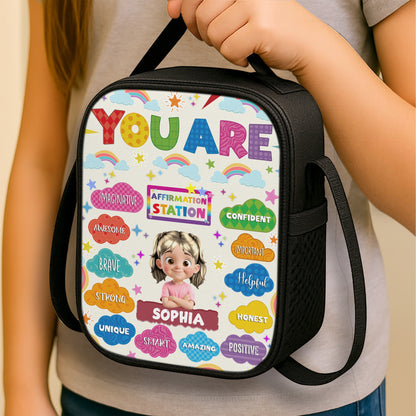 You Are Brave, Strong, Unique, Rainbows and Stars Design