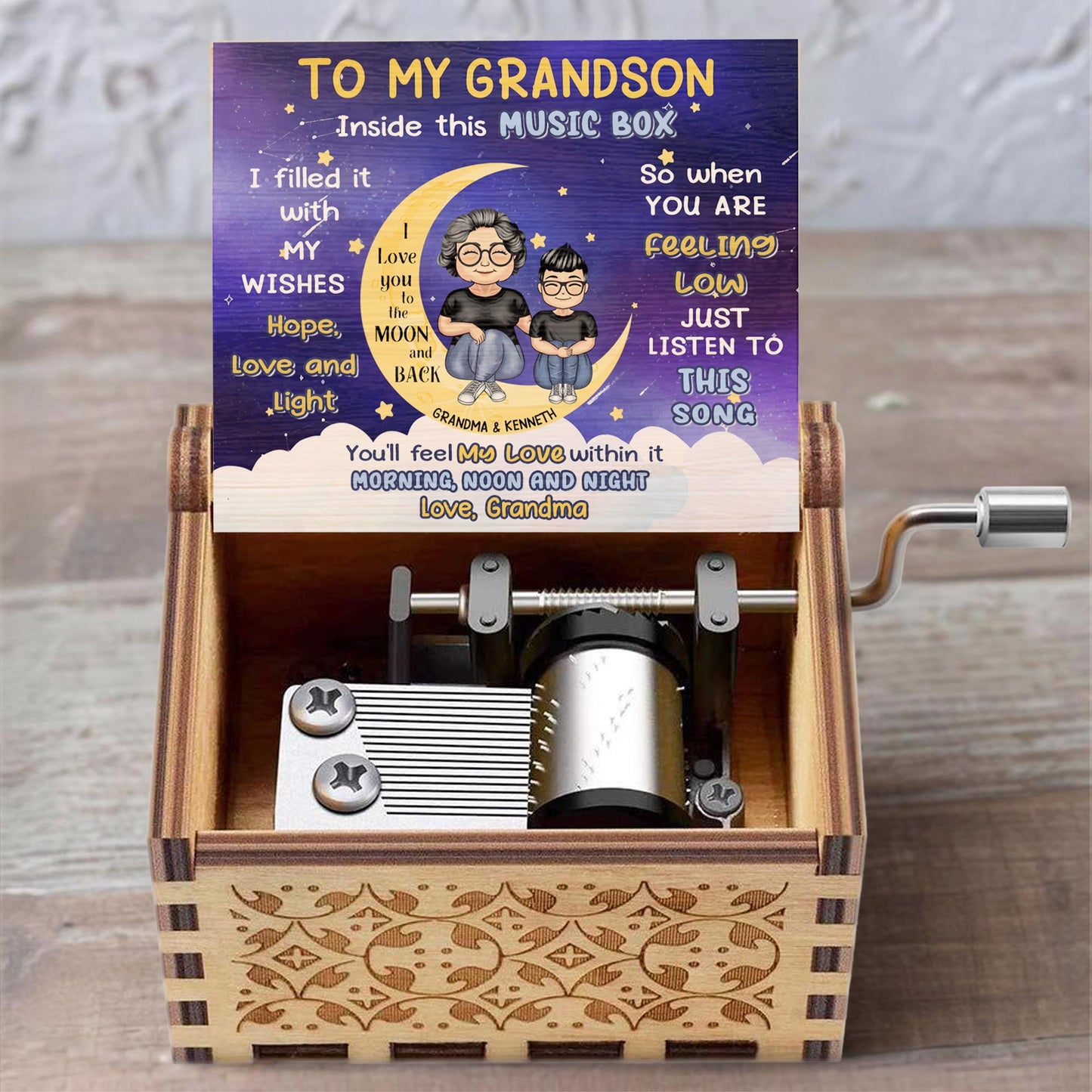 To My Grandson, Inside This Music Box, Moon And Stars