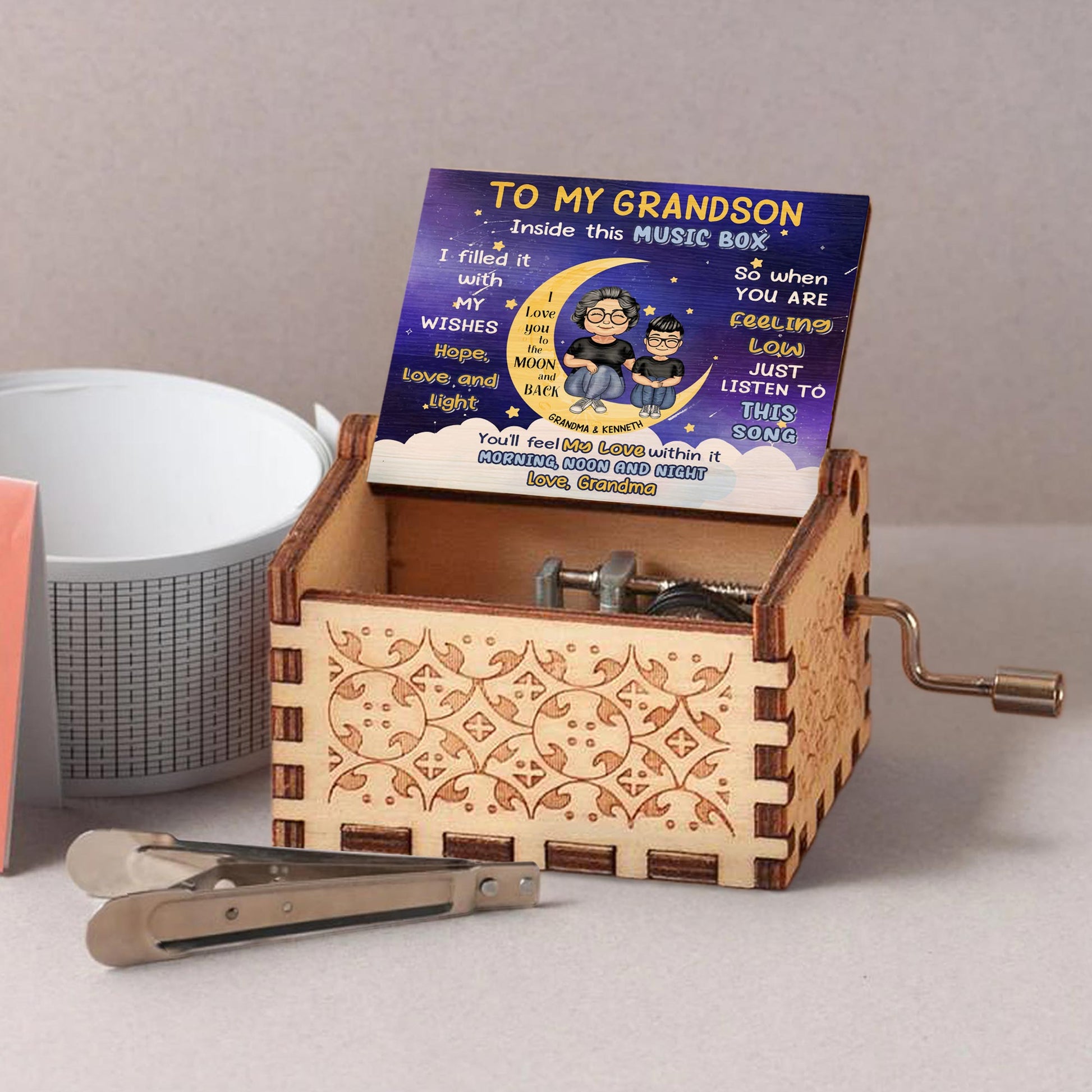 To My Grandson, Inside This Music Box, Moon And Stars