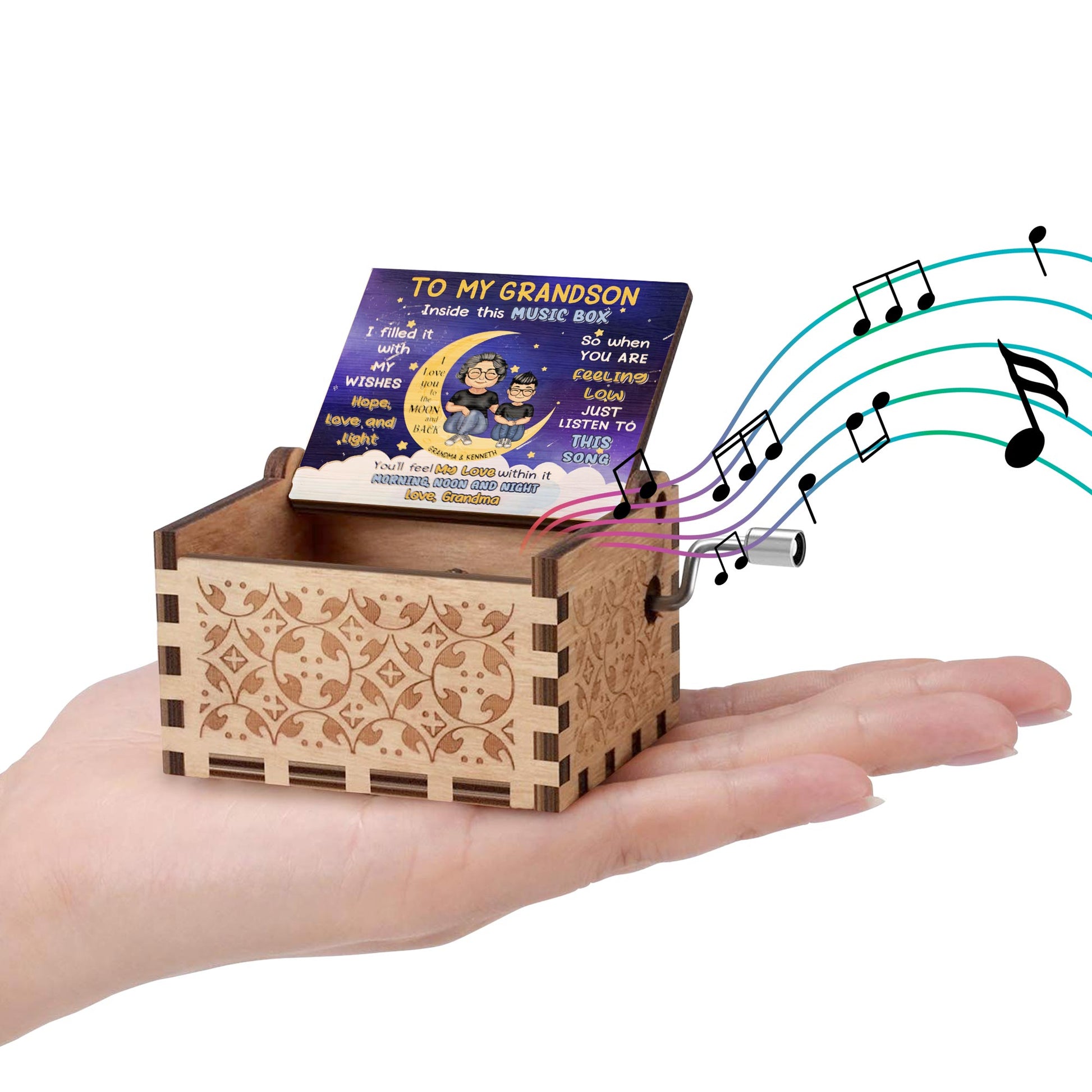 To My Grandson, Inside This Music Box, Moon And Stars