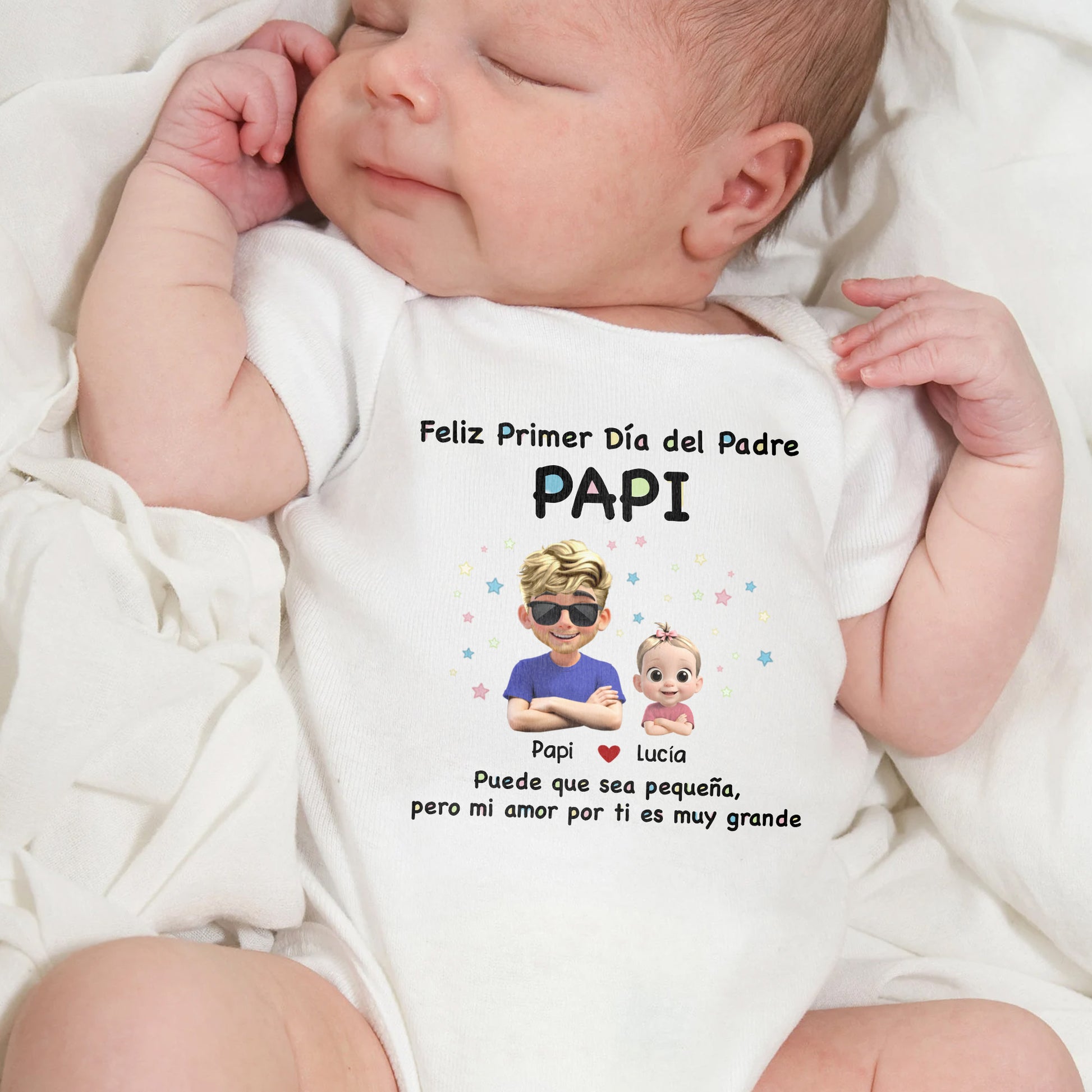 Feliz Primer Día del Padre Papi, Cartoon Figures