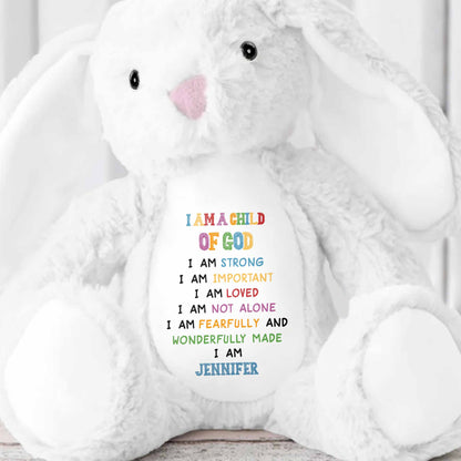 I Am A Child Of God Soft Plush Toy With Inspirational Message