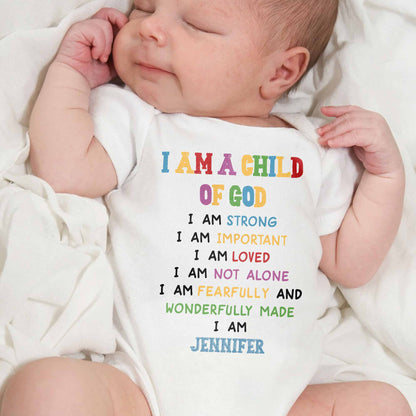 "Soy un hijo de Dios", Body inspirador para bebé - Body personalizado - KID086_ONES