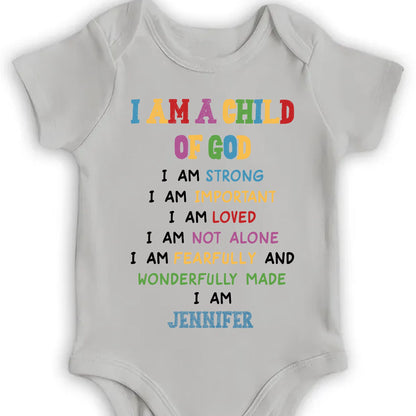 "Soy un hijo de Dios", Body inspirador para bebé - Body personalizado - KID086_ONES