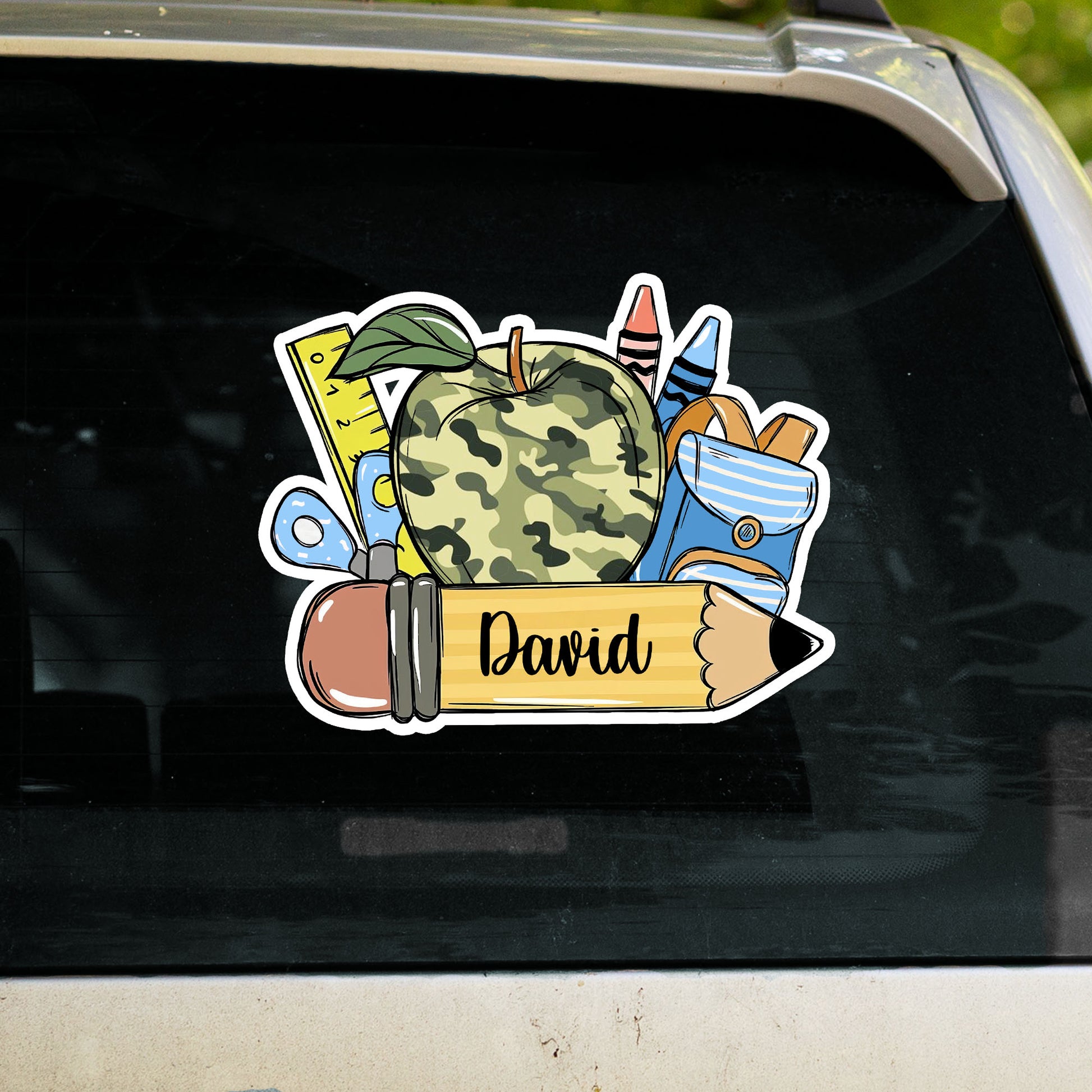 Back To School Essentials Apple, Backpack, Pencil