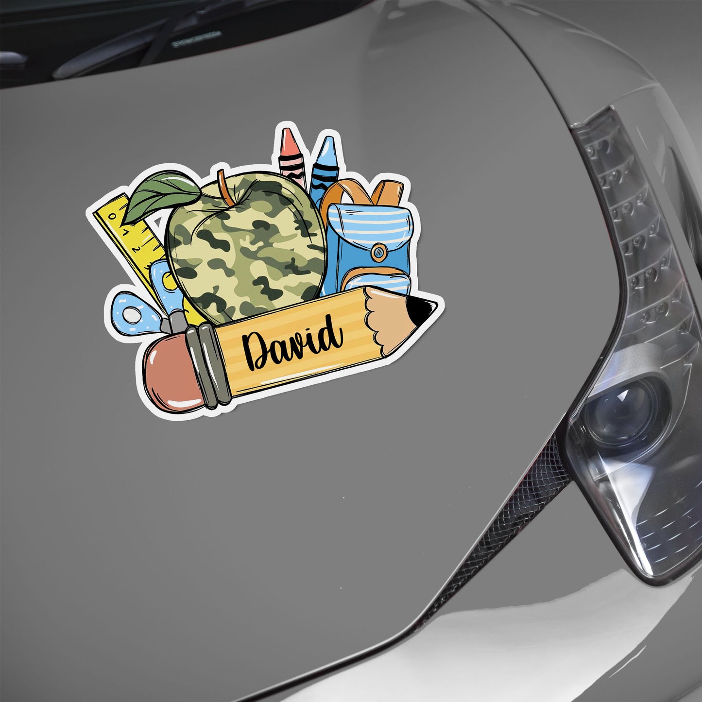 Back To School Essentials Apple, Backpack, Pencil