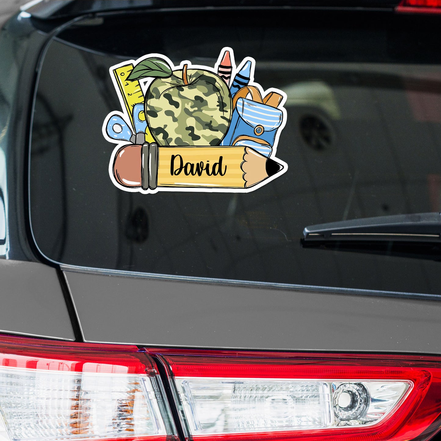 Back To School Essentials Apple, Backpack, Pencil