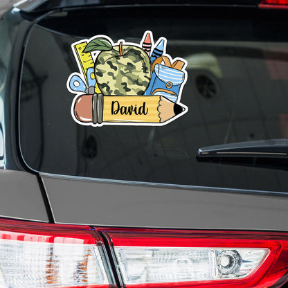 Back To School Essentials Apple, Backpack, Pencil