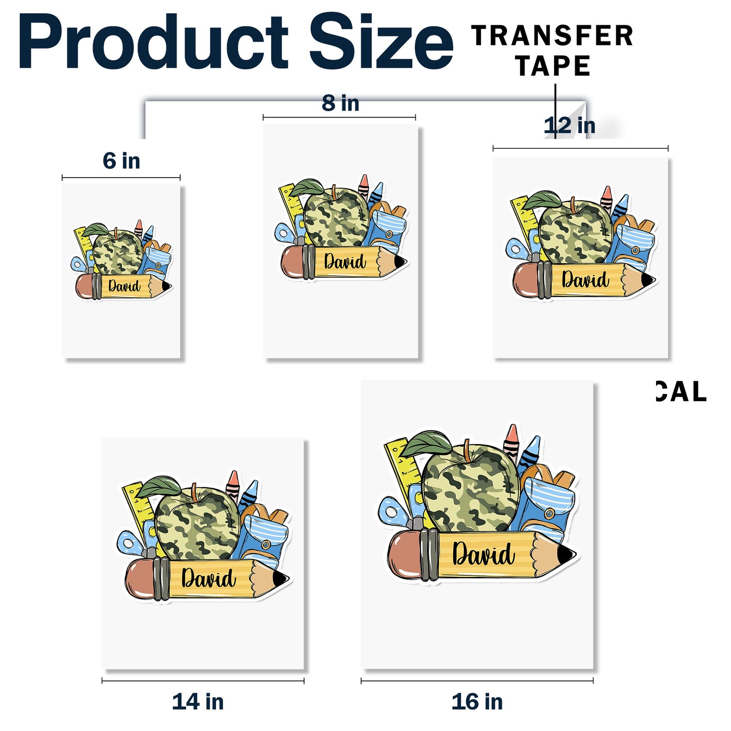 Back To School Essentials Apple, Backpack, Pencil