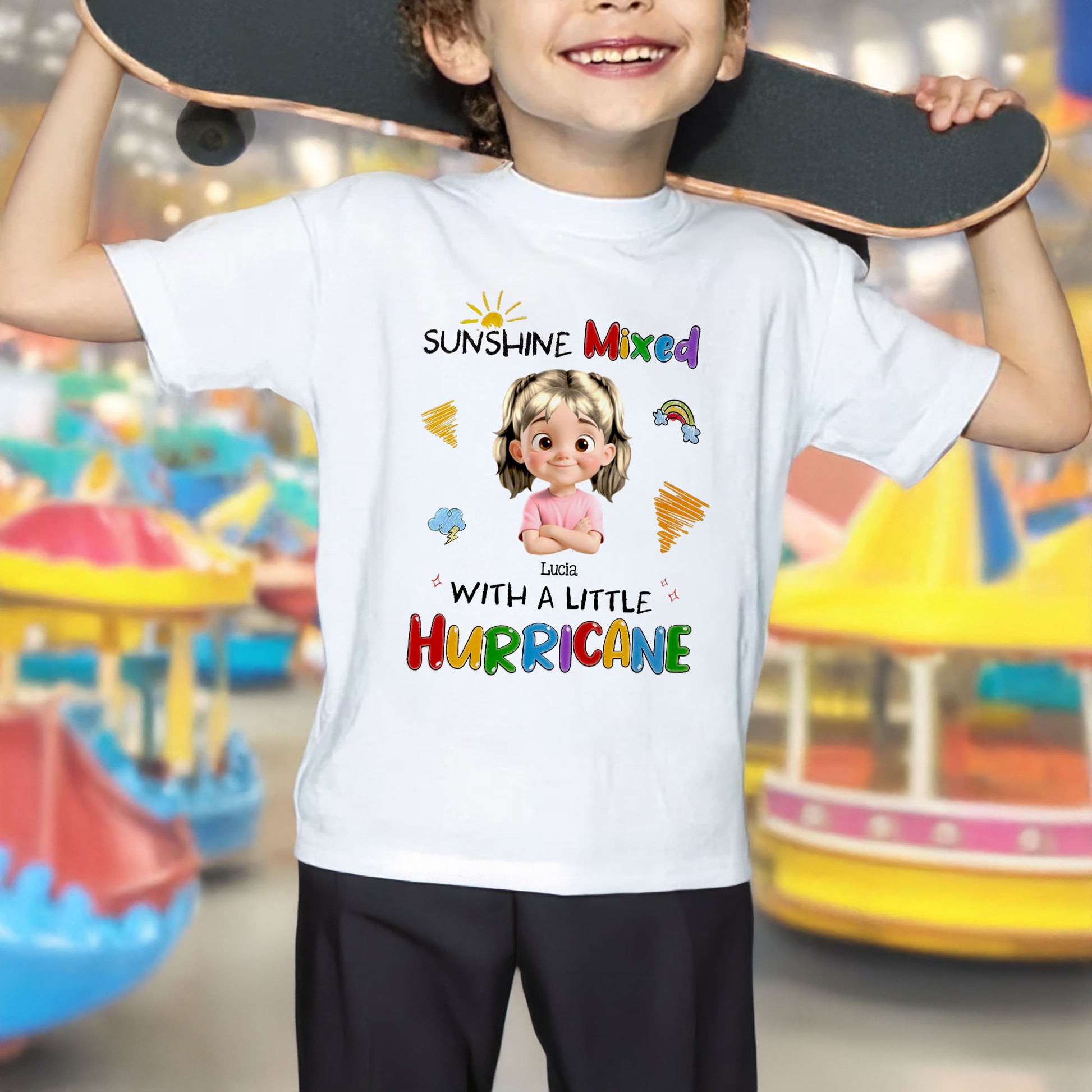 Sunshine Mixed With A Little Hurricane Tee