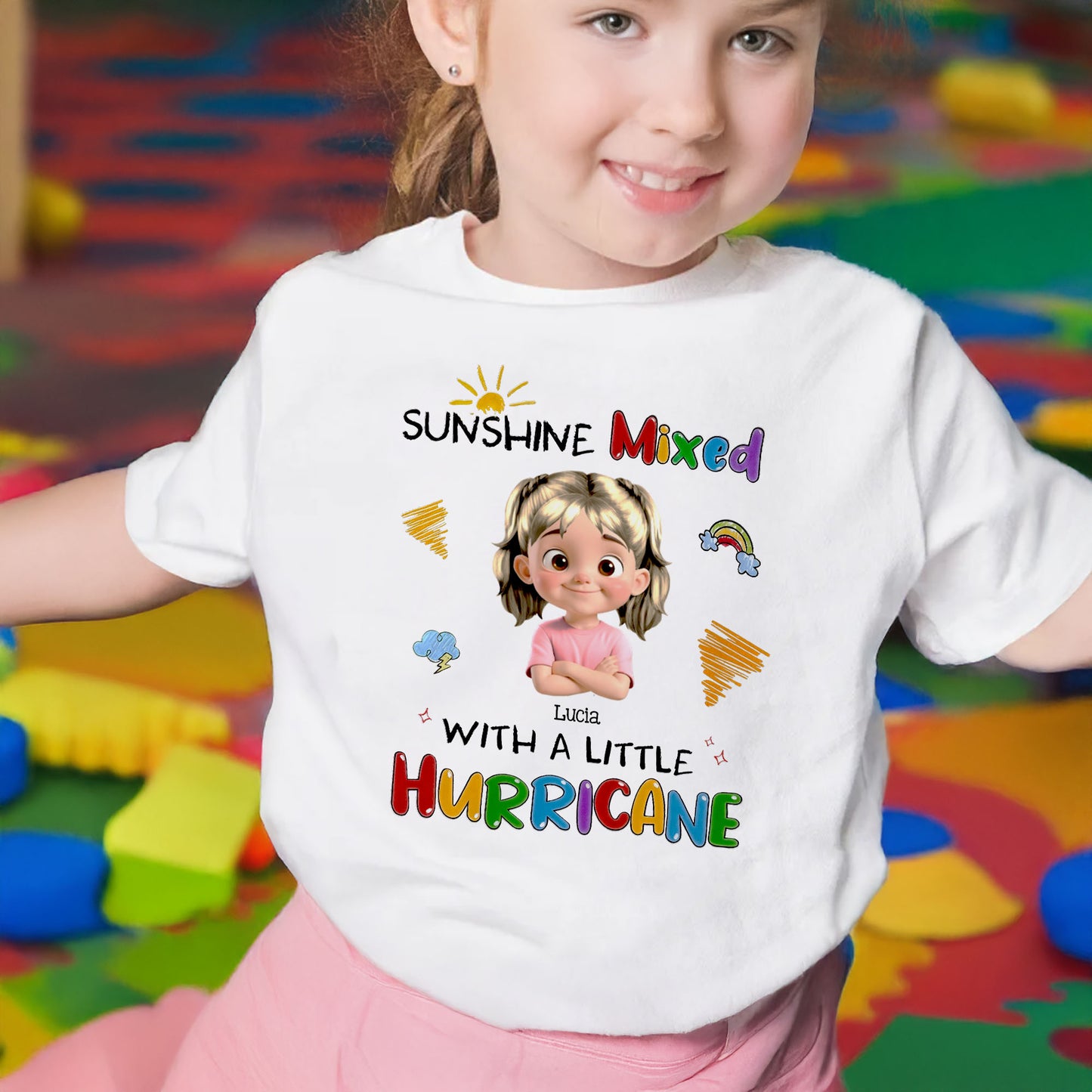 Sunshine Mixed With A Little Hurricane Tee