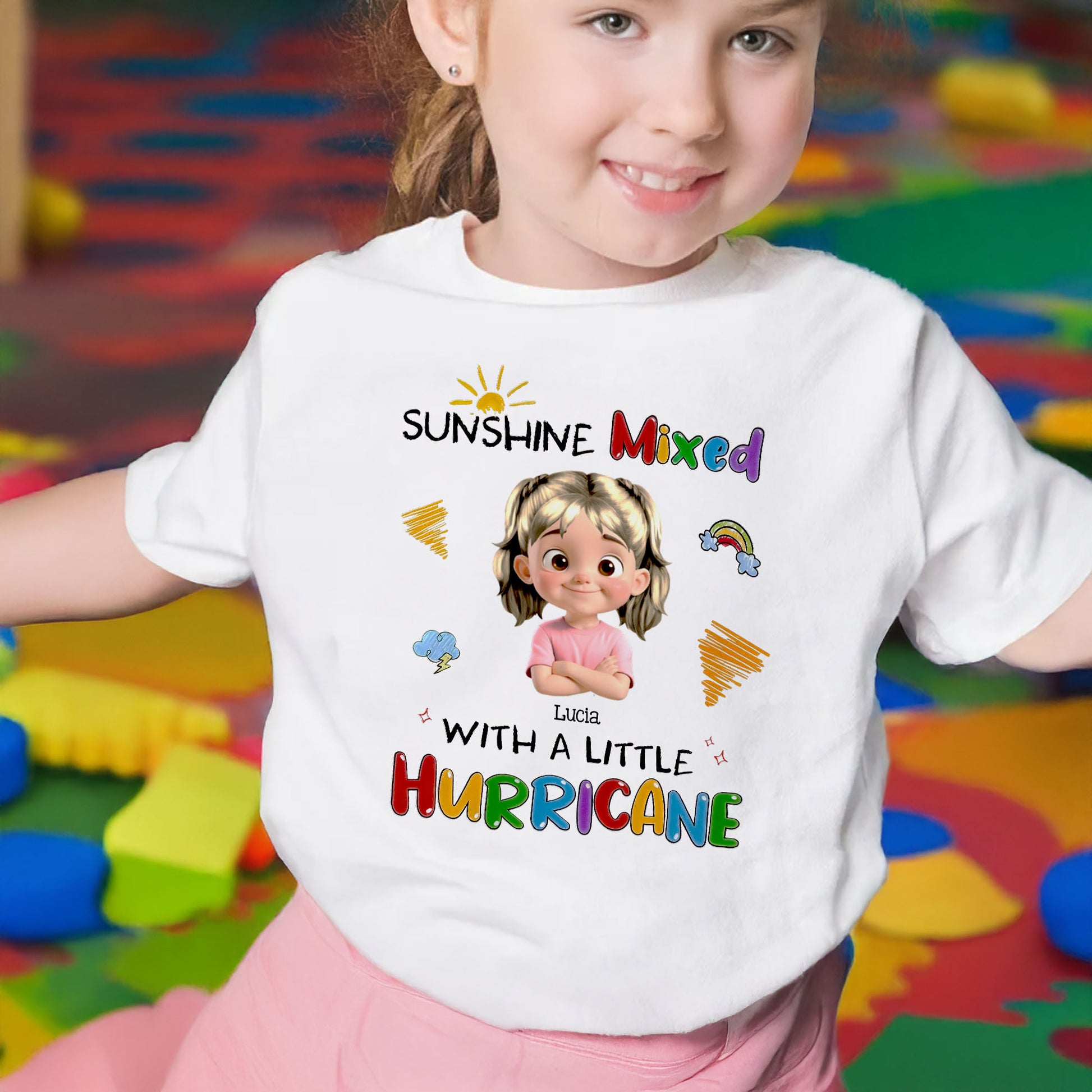 Sunshine Mixed With A Little Hurricane Tee