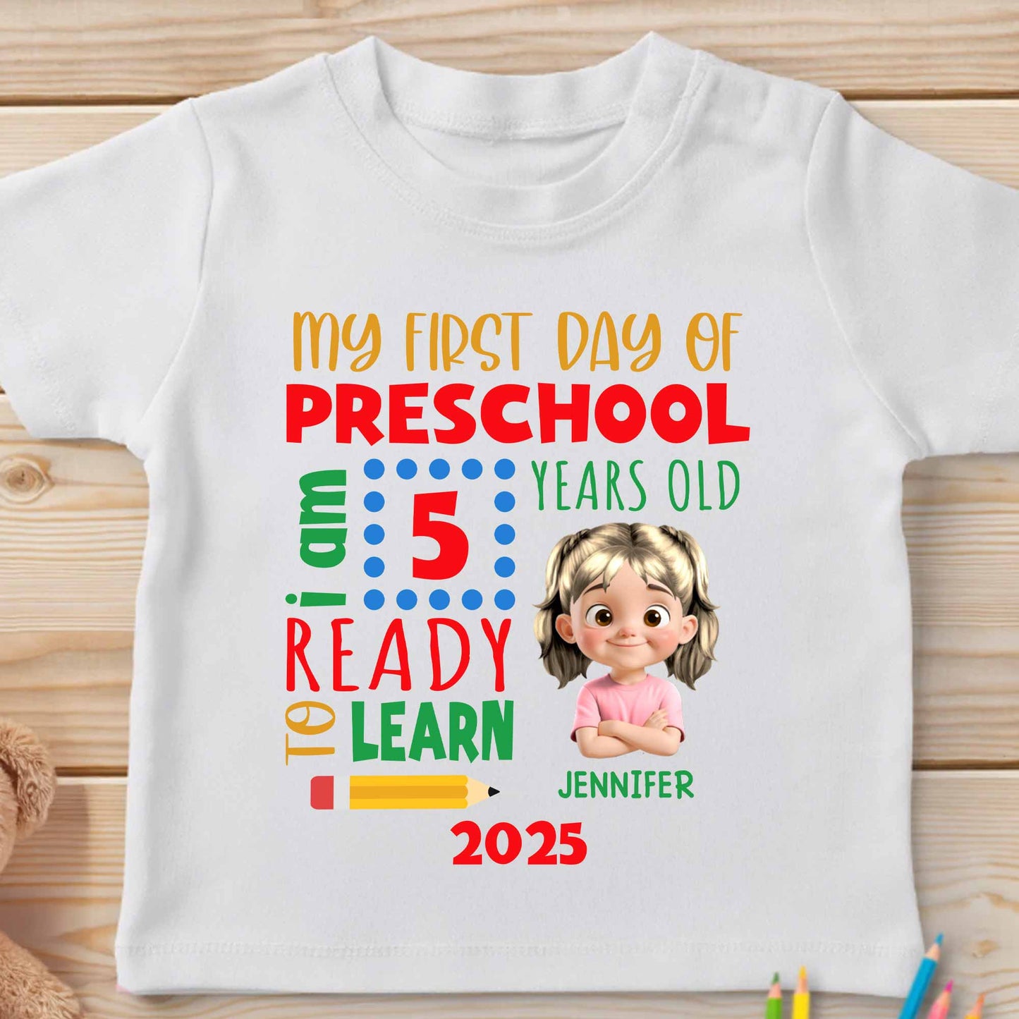 My First Day Of Preschool Ready To Learn