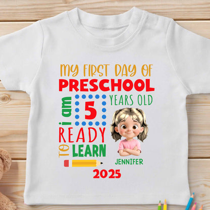My First Day Of Preschool Ready To Learn