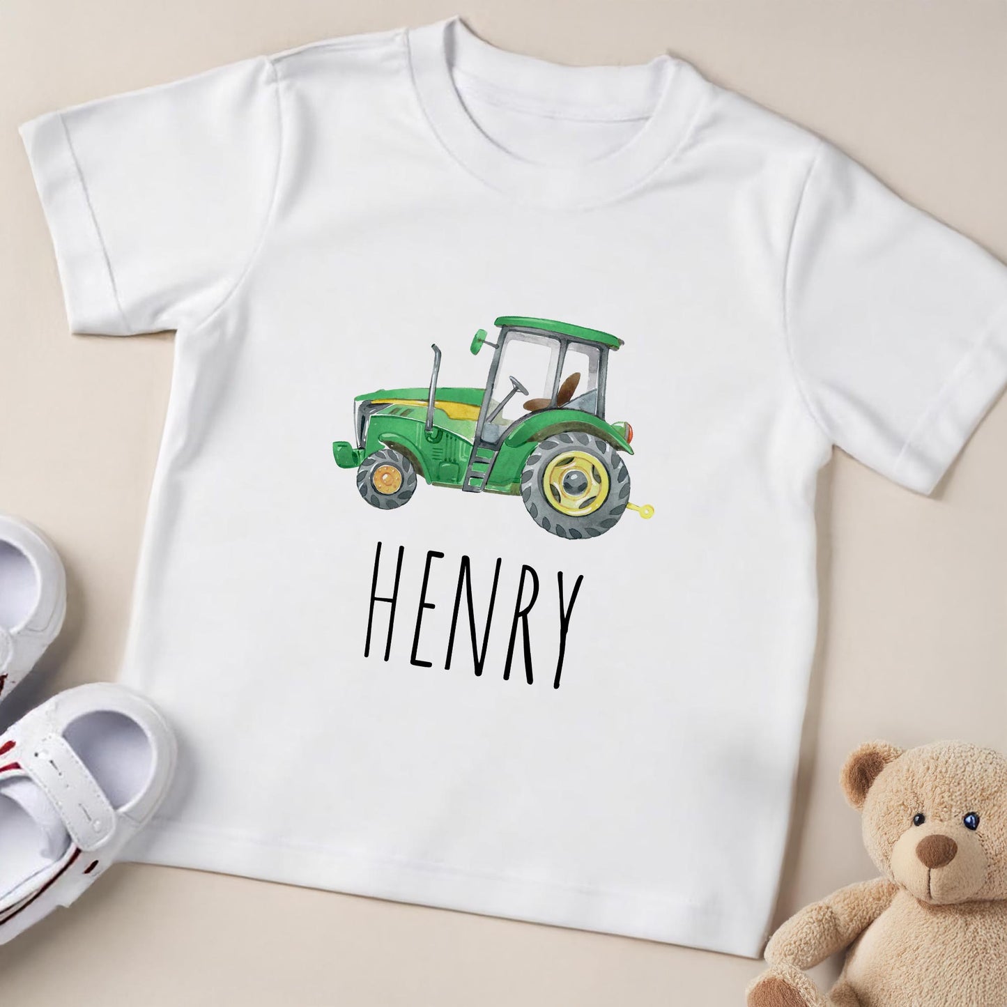 Colorful Tractor Design For Young Vehicle Lovers