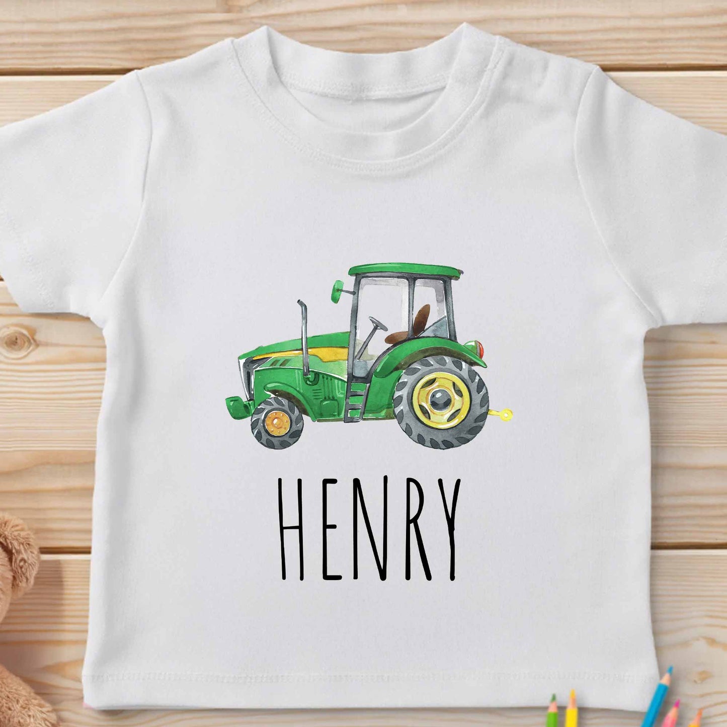 Colorful Tractor Design For Young Vehicle Lovers